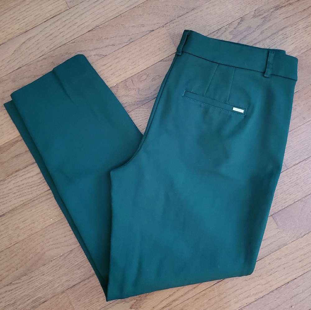 Green dress pants WHBM